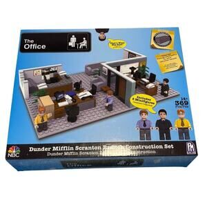 The Office Dunder Mifflin Scranton Branch Construction Building Block Set New